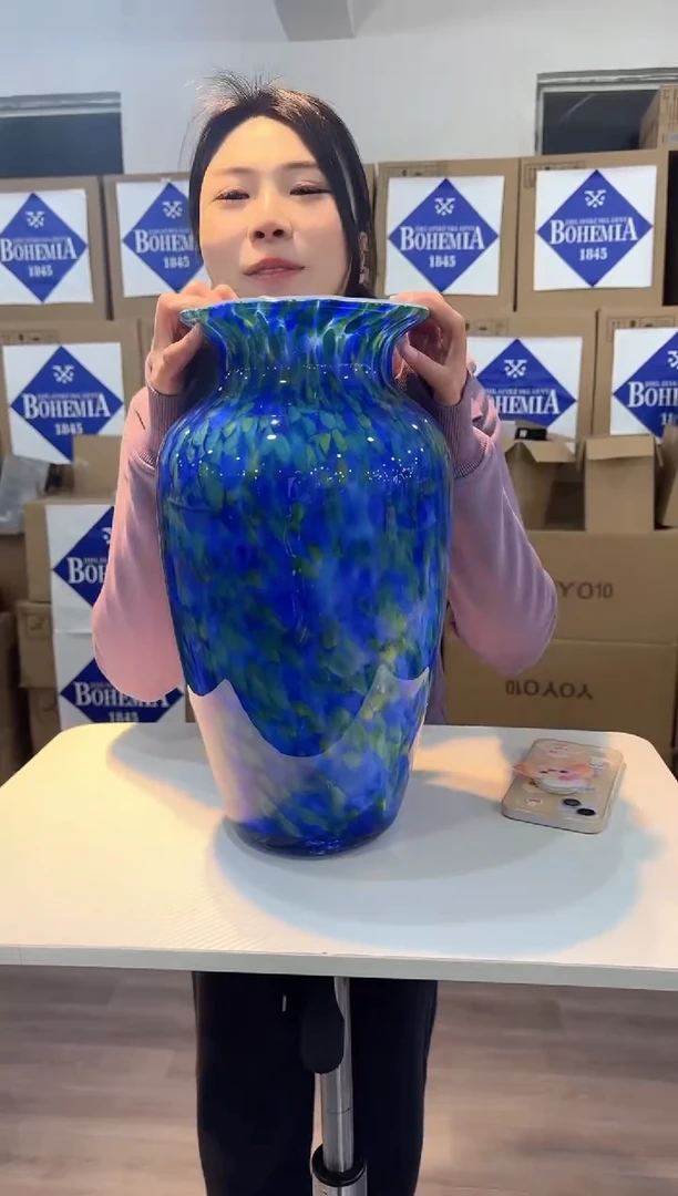 【闪购商品】琉璃瑞鸿花器晚Z9