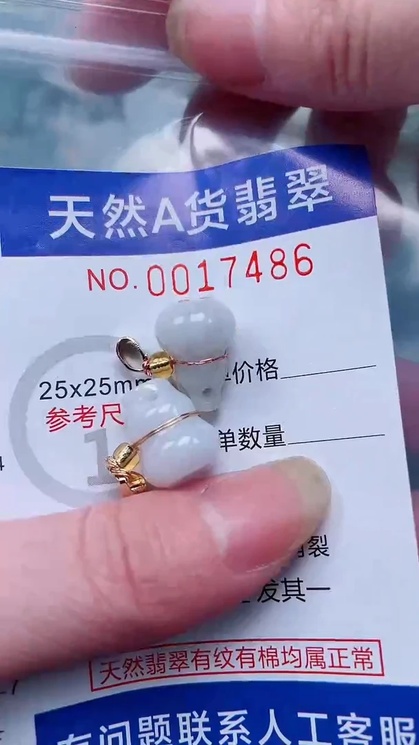 翡翠未镶嵌吊坠(不含链)1