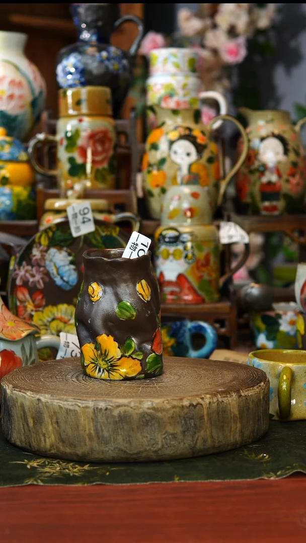 陶瓷107景德镇手工手绘釉下彩陶瓷