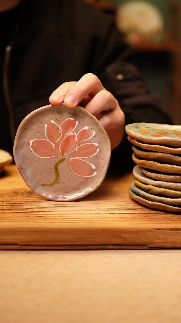 【闪购商品】@@陶园瓷舍@@纯手工手绘@高温釉下彩