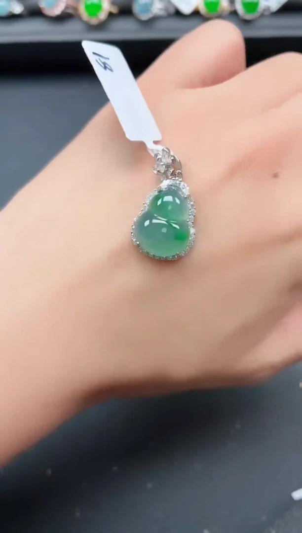 银S925镶嵌戒指翡翠111
