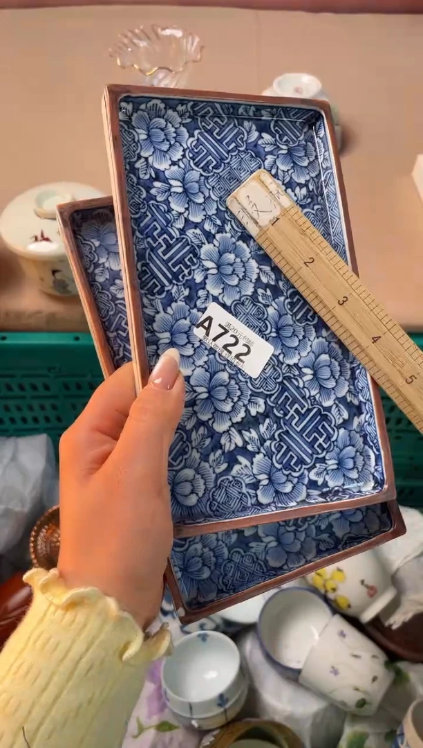 瓷片静**流瓷器瓷器A722