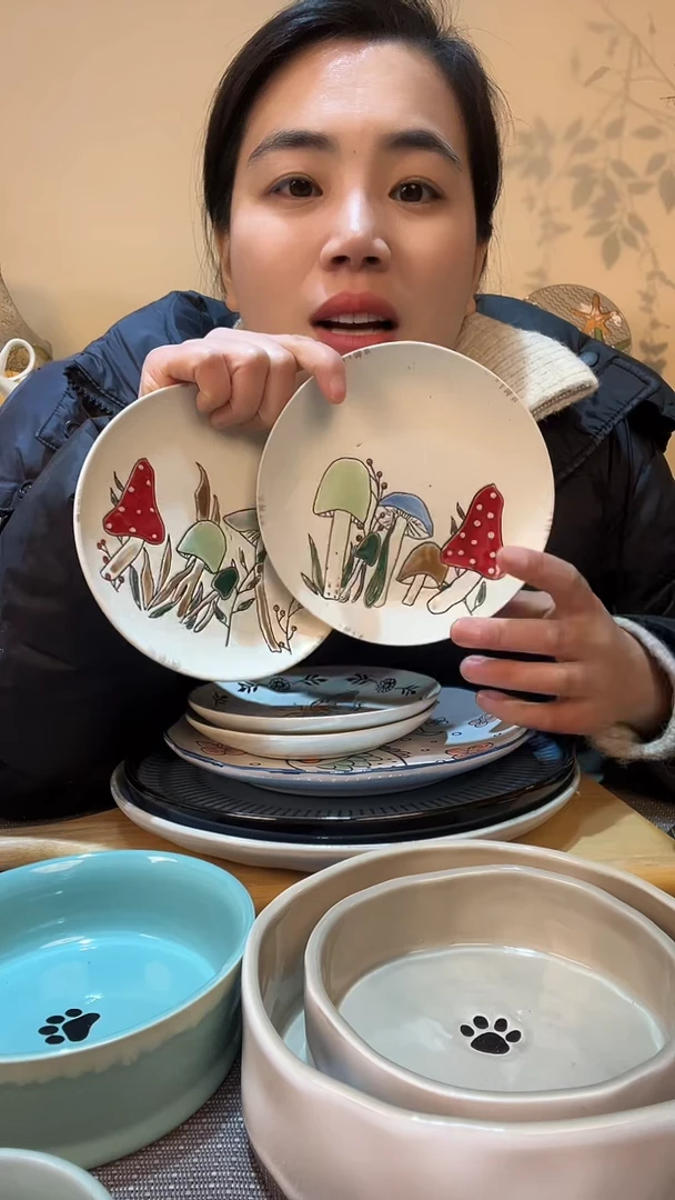 【闪购商品】瓷片瑕疵款 2个6英寸碟子 介意勿拍