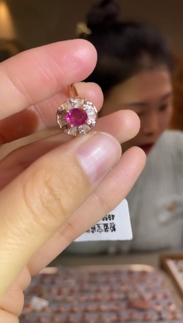 手饰彩色蓝宝石银S925镶嵌手饰