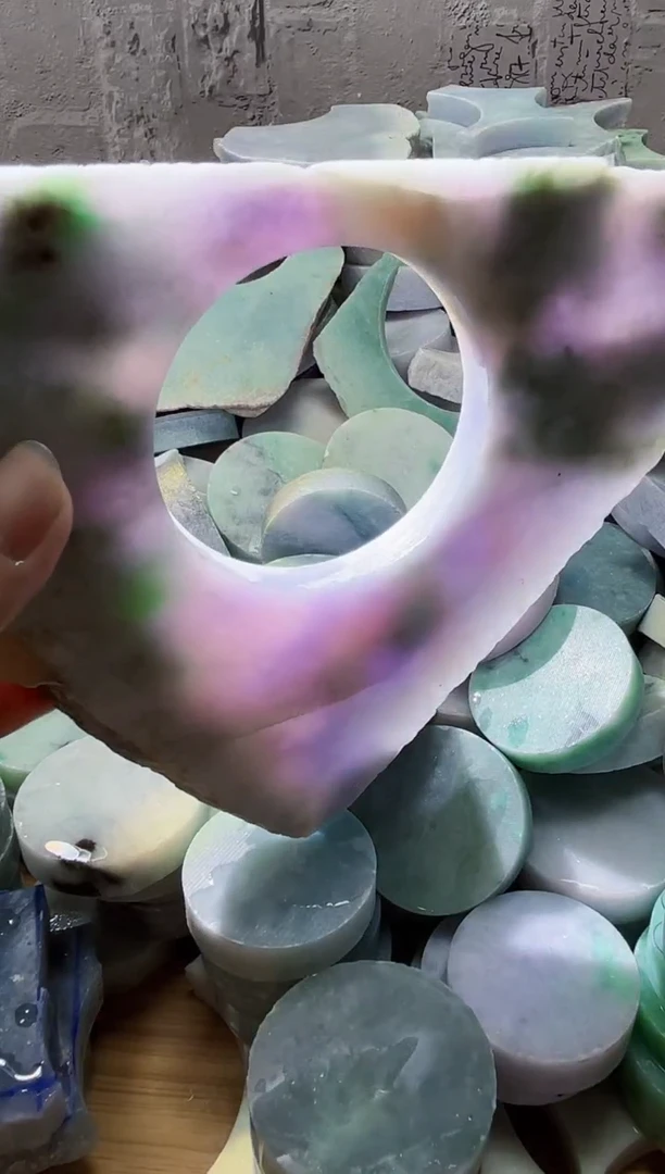 裸石翡翠天然翡翠A货古 南 941