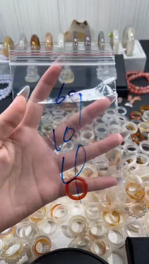 玛瑙/玉髓戒圈未镶嵌69
