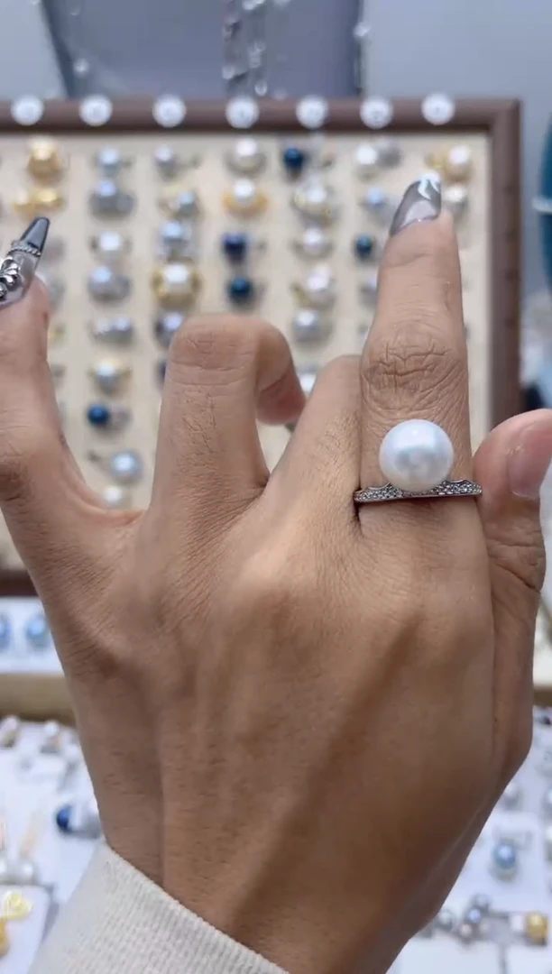 【闪购商品】淡水珍珠戒指合金194