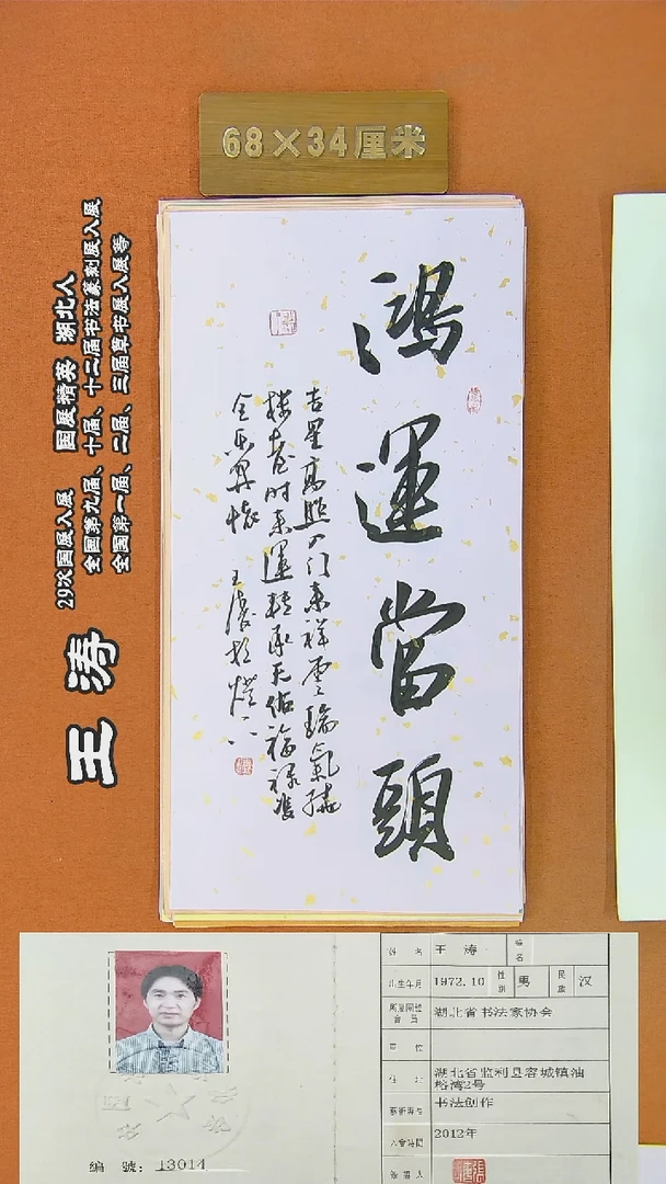 书法25R王涛书法作品