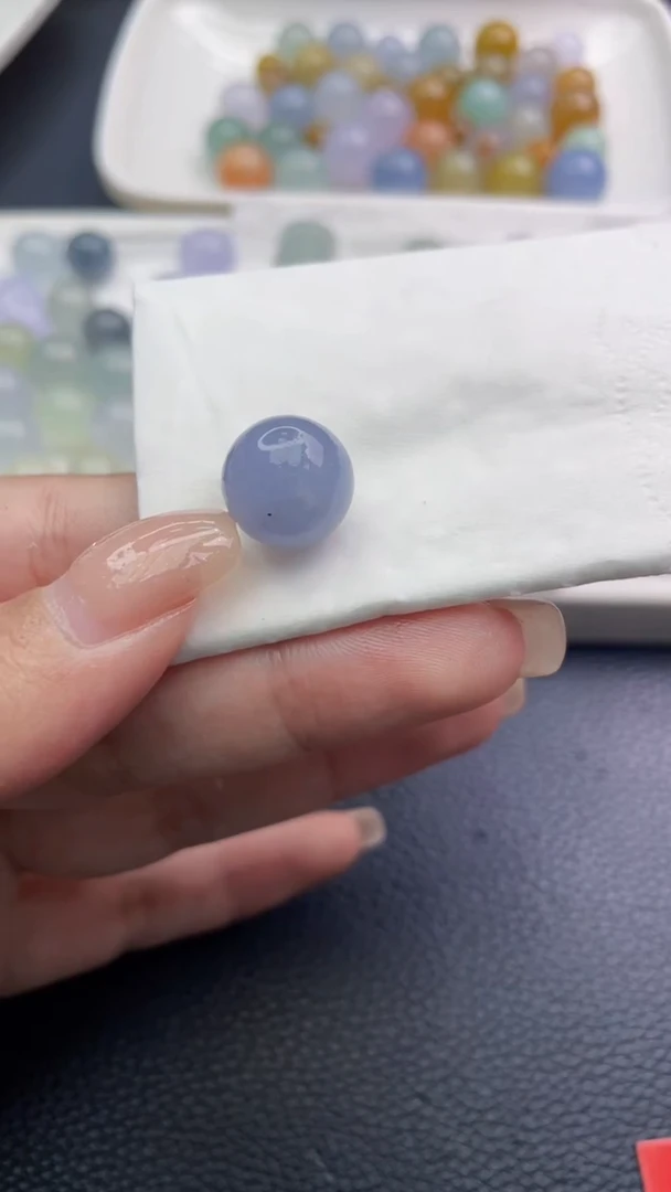 未镶嵌定制翡翠无*珠子