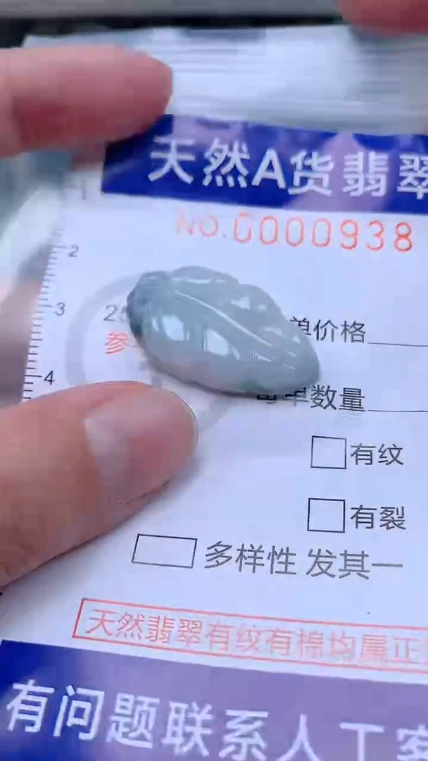 翡翠未镶嵌吊坠(不含链)1