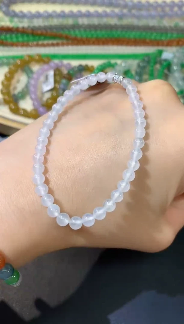 未镶嵌手串翡翠A100|多样性发其一|980