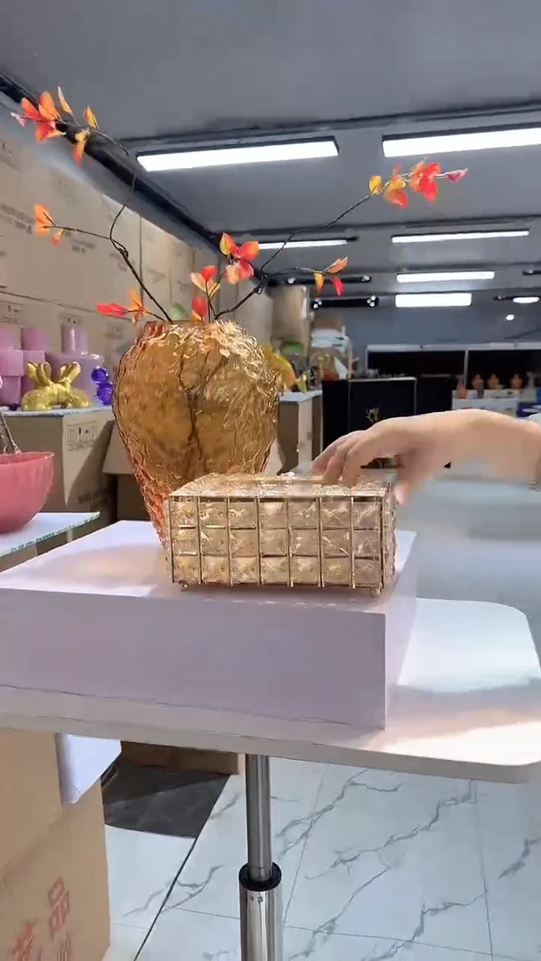 琉璃手工艺品花瓶花器J-1
