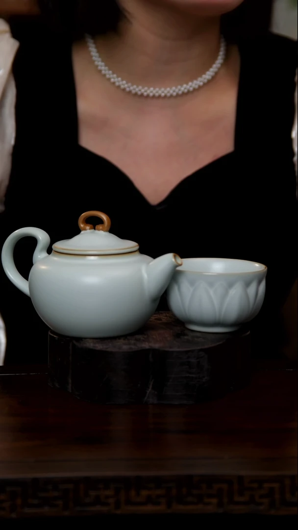 杯直播间隐藏组合！悠然壶+溪客杯