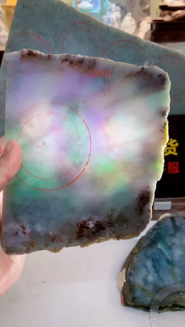 未镶嵌挂件翡翠0朗0翡翠珠宝165