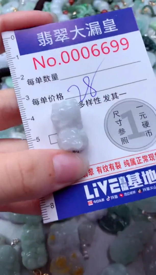 吊坠(不含链)未镶嵌翡翠6699