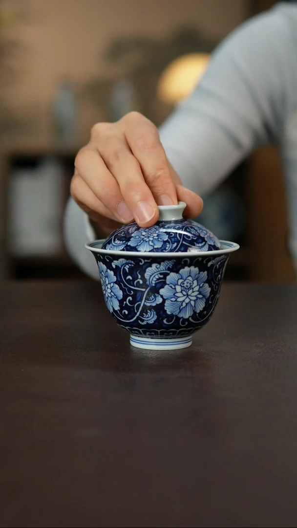 景德镇陶瓷杯碗柴烧多人