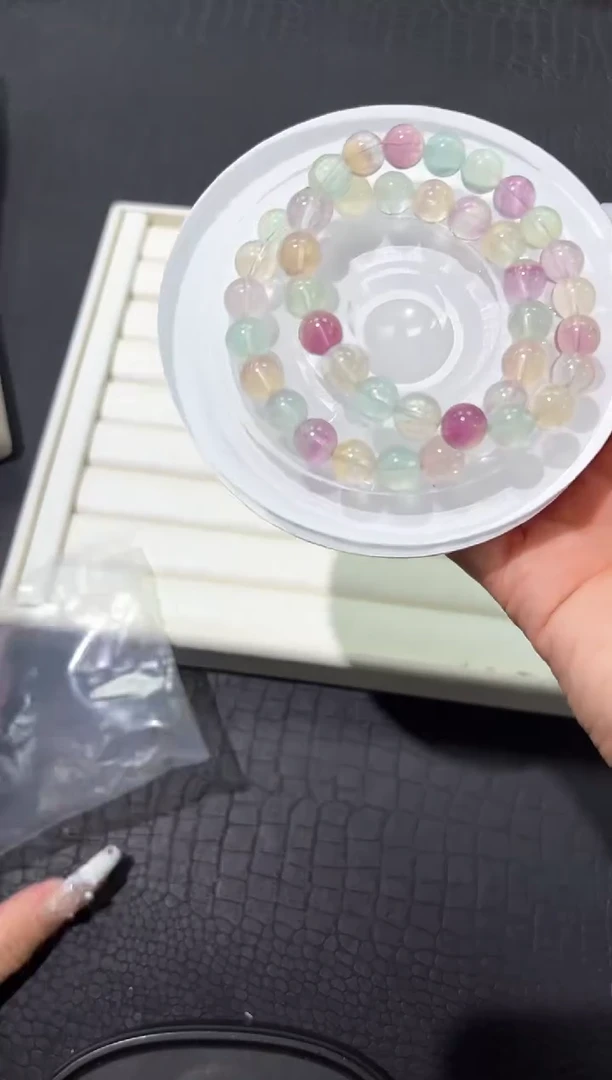 手链未镶嵌萤石33M多样性发其一【1条】默认微瑕9mm