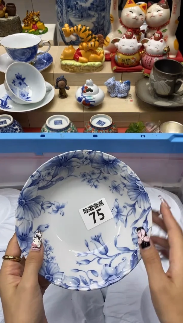 瓷片华***姐隆莲瓷器欢迎大家