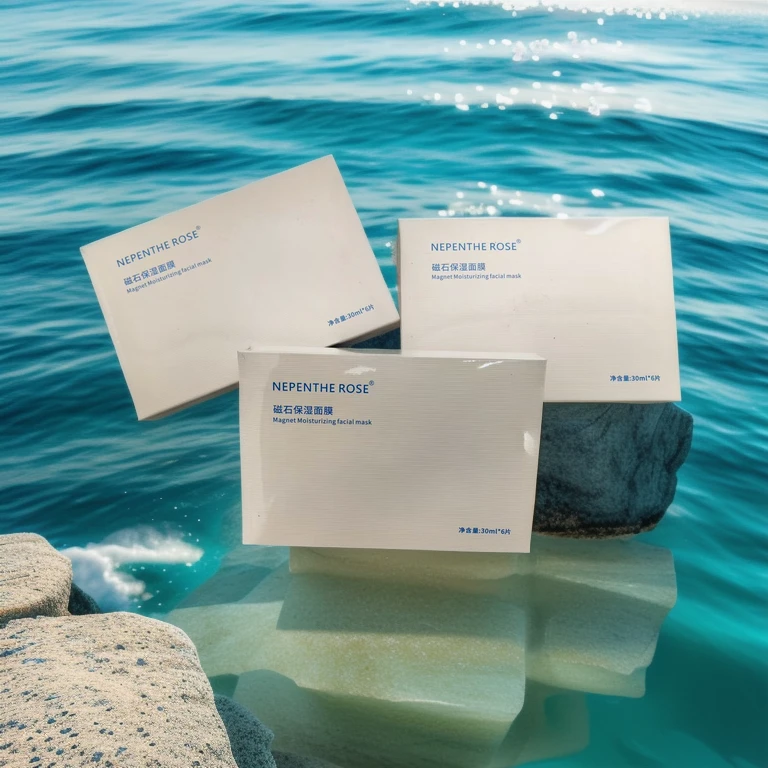 NEPENTHE ROSE 磁石保湿面膜  拍一发四