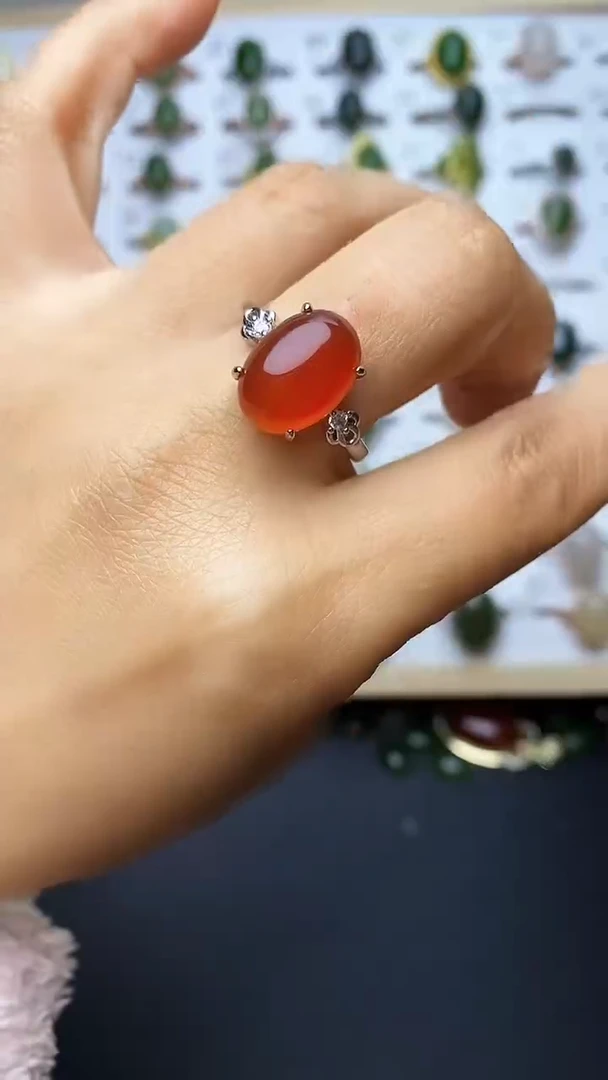 【闪购商品】南红玛瑙戒指未镶嵌1