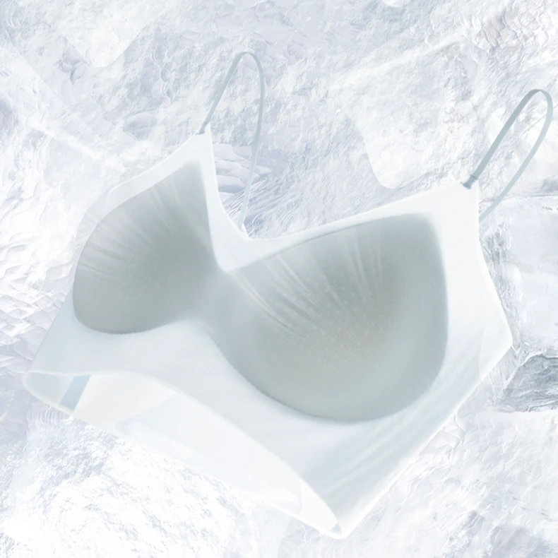 【华熙生物】V领超薄固定杯吊带内衣7A抑菌四季舒适透气女美背文胸