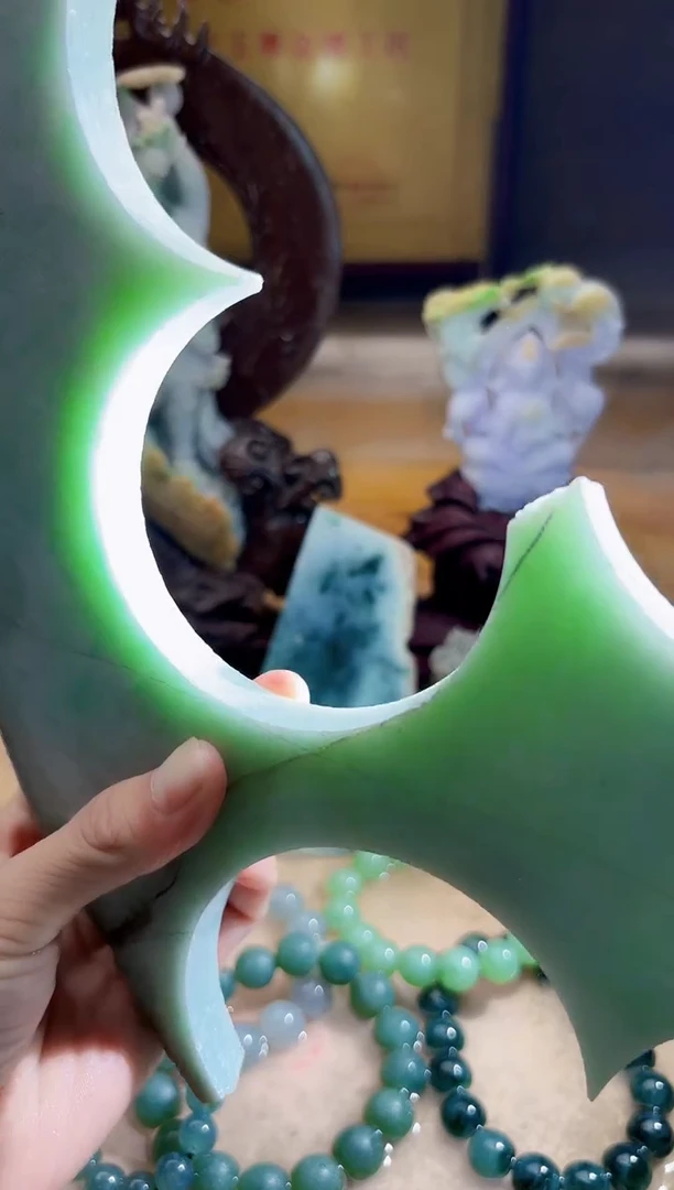 未镶嵌挂件翡翠A货柠优7020