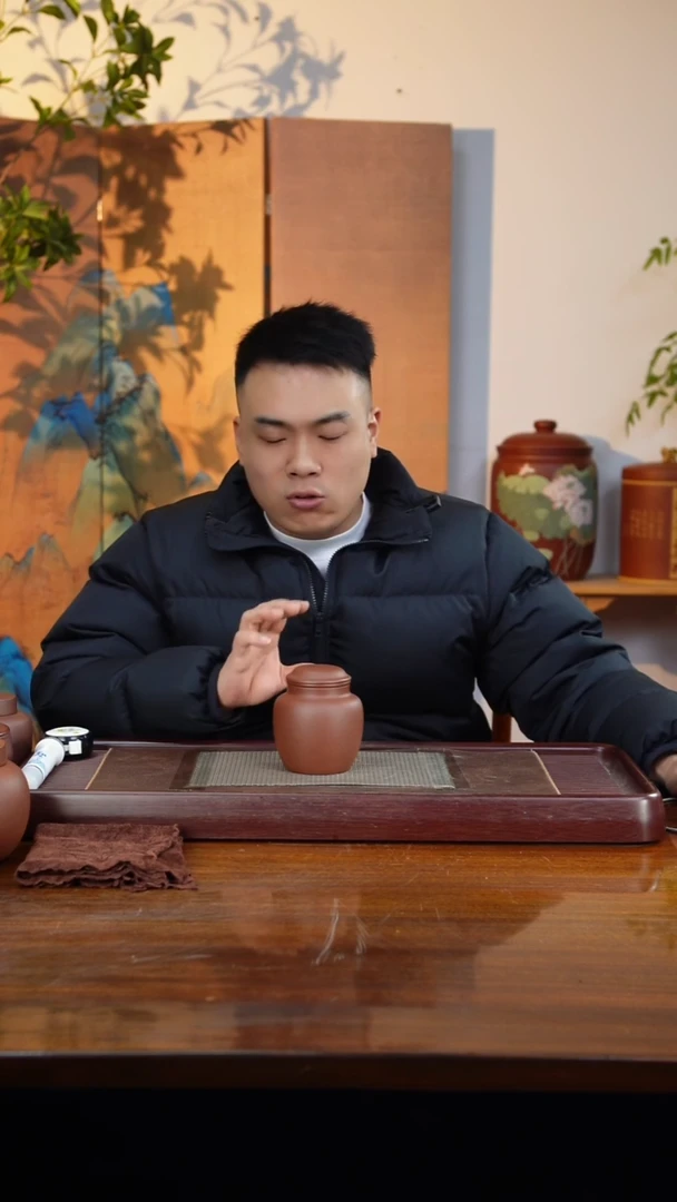 宜兴原矿紫砂茶叶罐