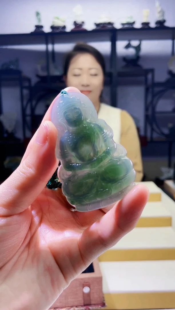 定制翡翠未镶嵌毛货07060121多样性发其一