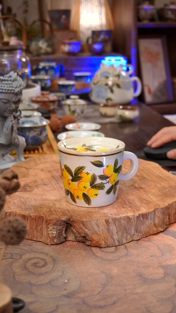 杯123景德镇陶泥手绘