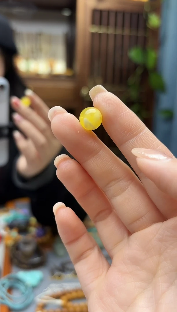 裸石蜜蜡未镶嵌蜜蜡配饰10mmGW