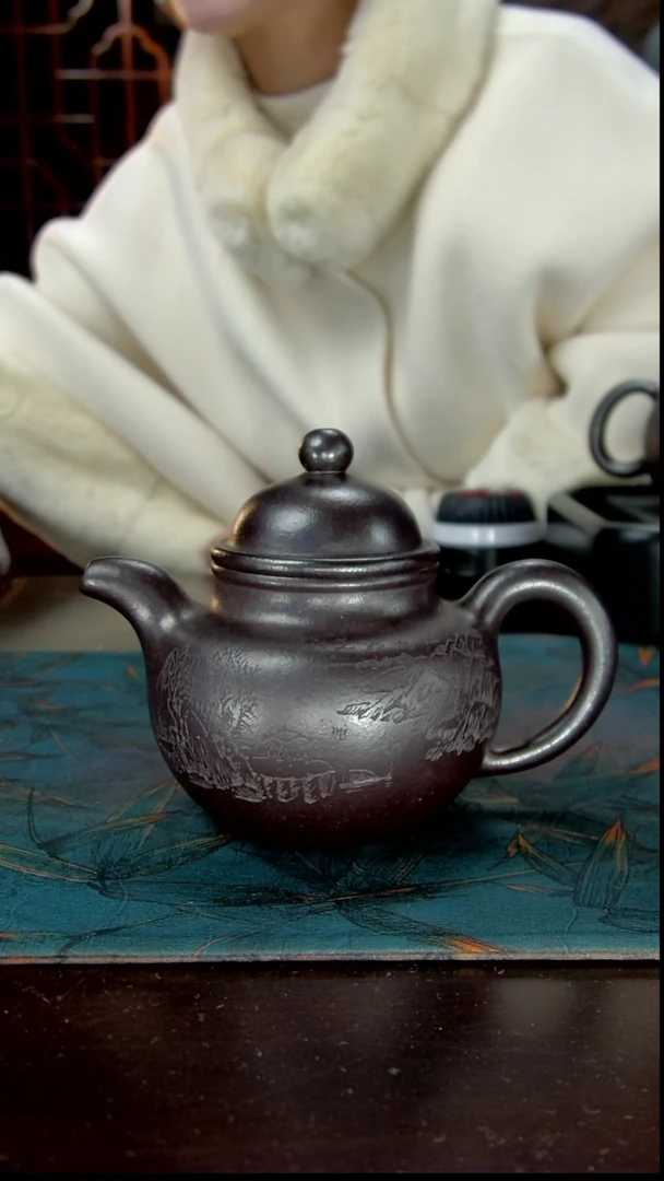 茶壶紫砂纯石红体验款主人杯