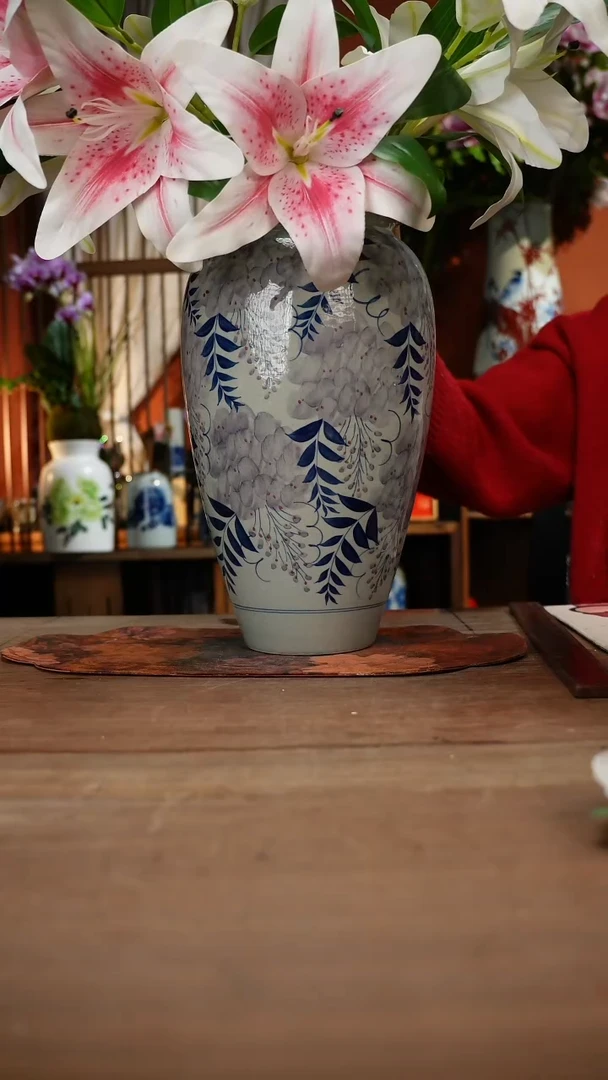 现代高温釉下彩手绘陶瓷餐具