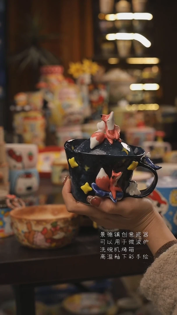 景德镇釉下彩绘设计师款式陶瓷