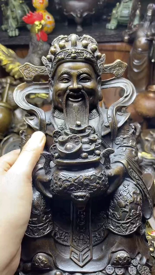 闪购链接，点击下单，有运费险，铜摆件