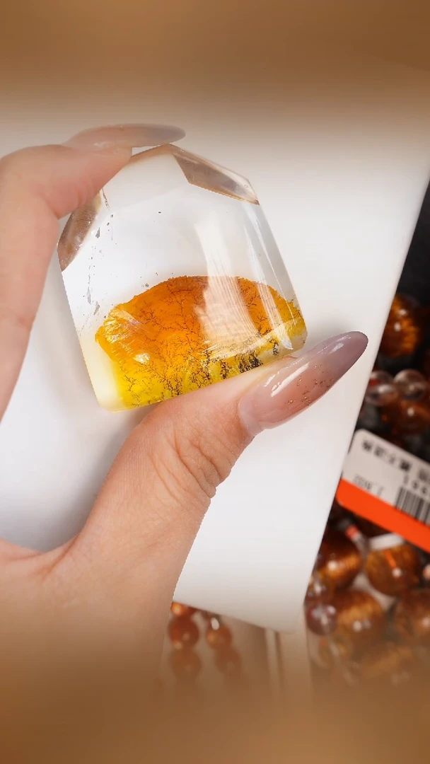 未镶嵌吊坠(不含链)水晶小树随形吊坠无孔 JP39930 宋