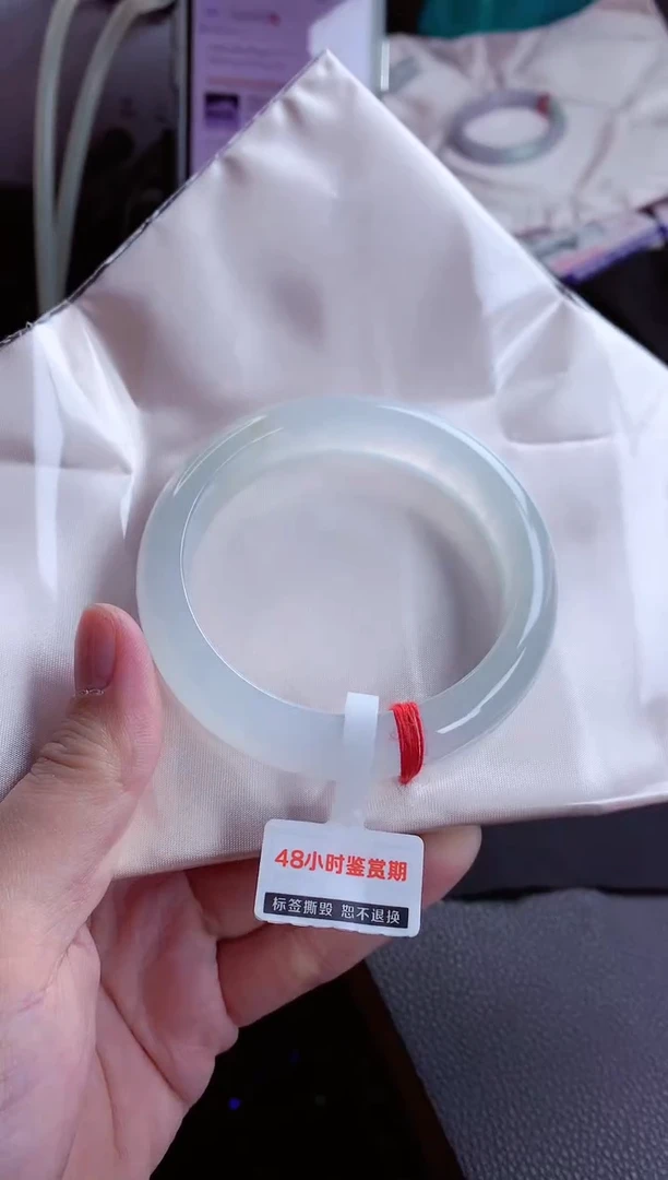 未镶嵌手镯翡翠55（48小时鉴赏期 ）