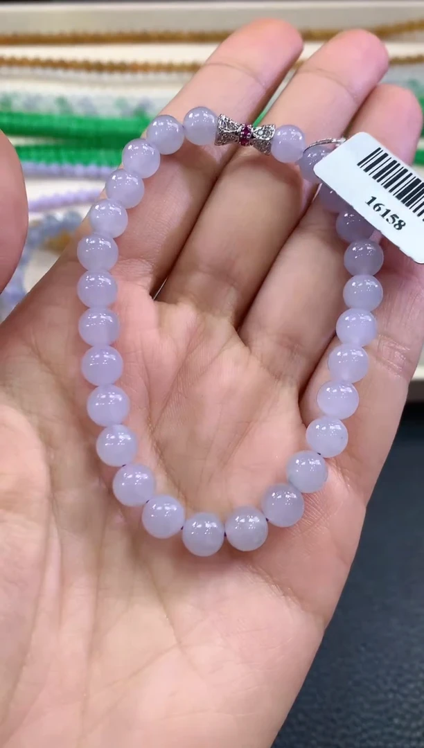 【闪购商品】翡翠手串未镶嵌D9 有色差