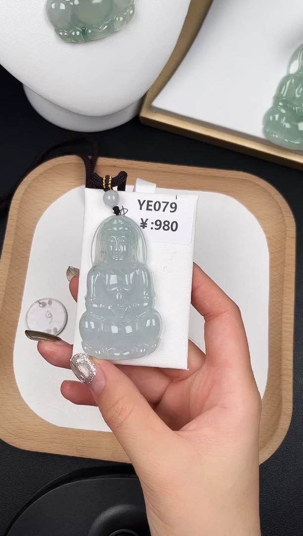 颈饰未镶嵌翡翠YE079白冰观音