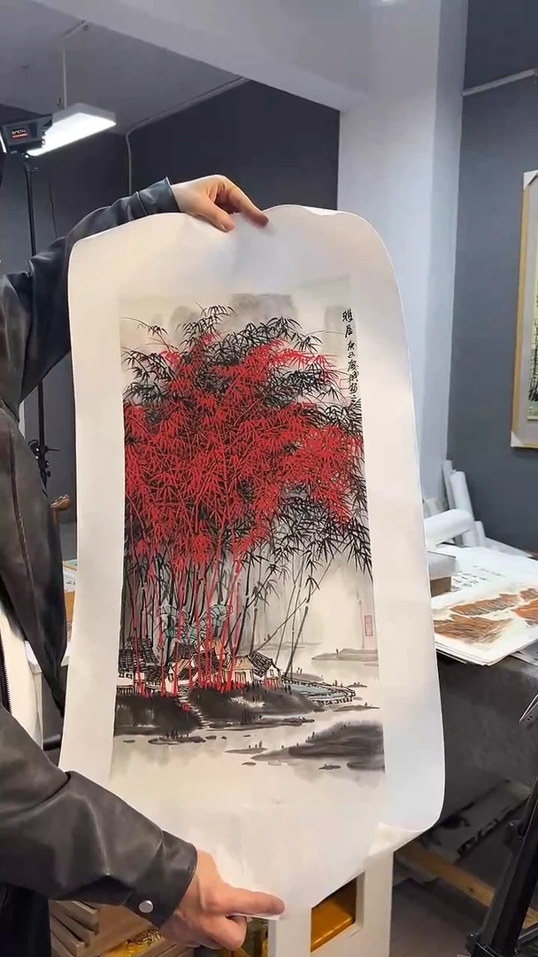 【闪购商品】国画12号李庆兴老师绘画