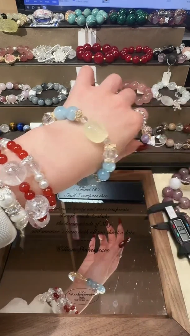 合金手链水晶多样性发一