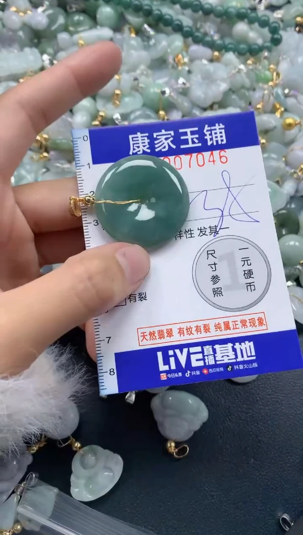 颈饰未镶嵌翡翠7046