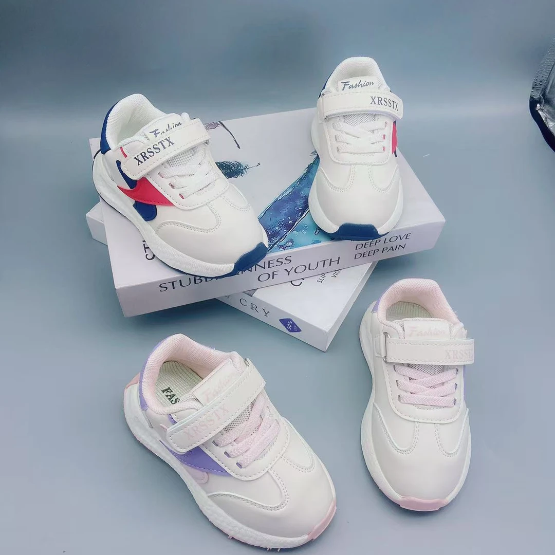 9215超轻男女宝机能皮面阿甘运动鞋23-32