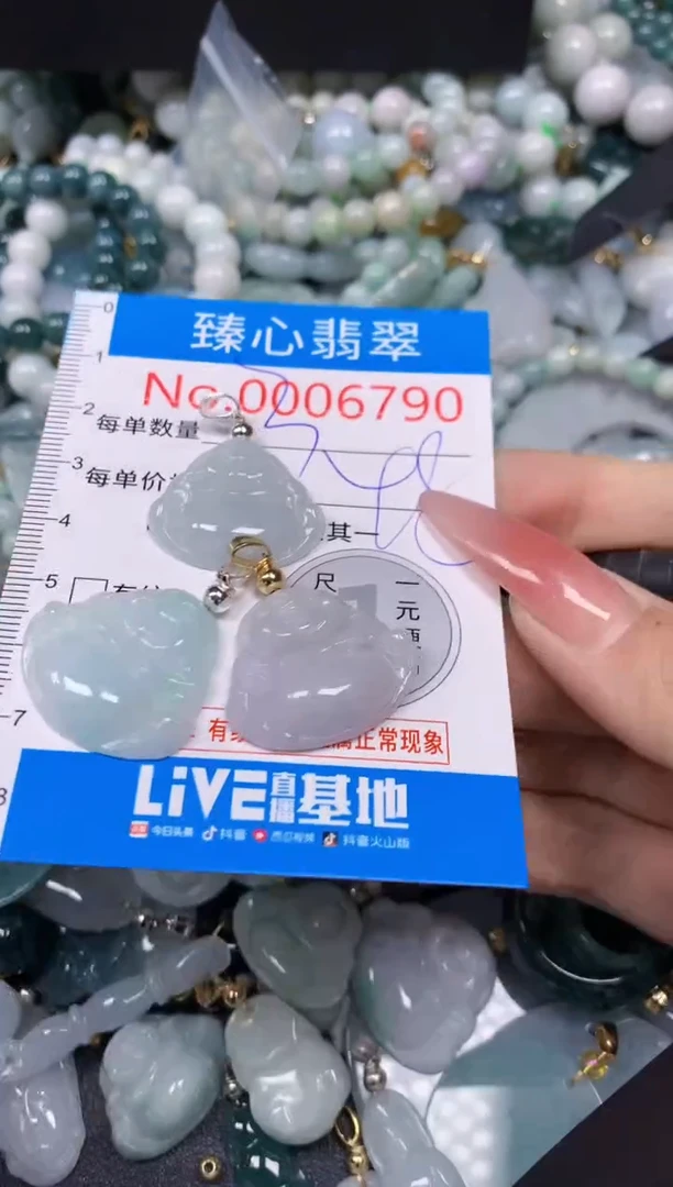 【闪购商品】翡翠颈饰未镶嵌含绳0006790