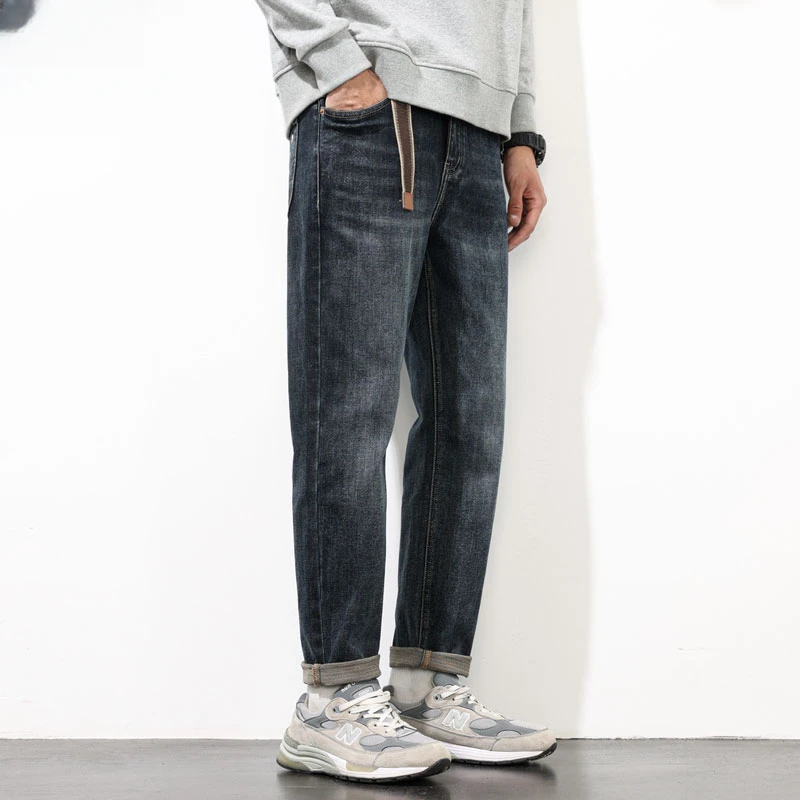 CALTOKROSA2025新款秋季牛仔裤男士宽松锥形春秋直筒舒适休闲长裤