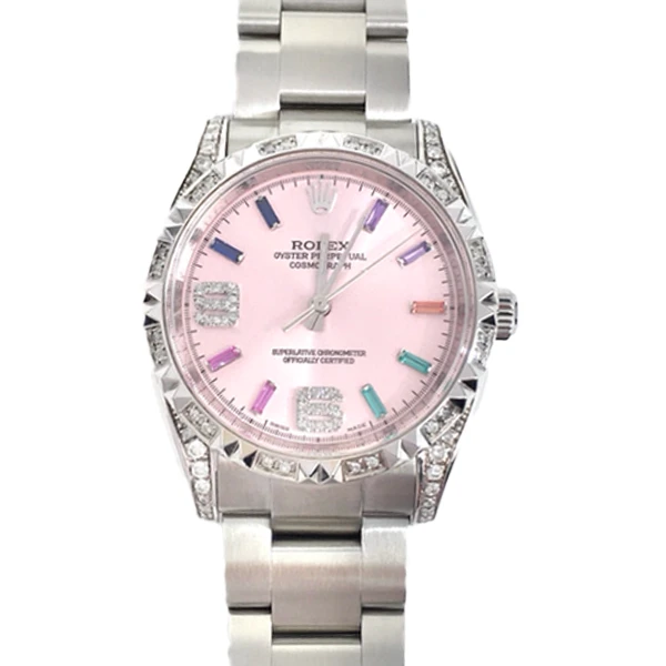 99新 Rolex/劳力士 老佛爷/劳力士114200后盘后钻/自动/单表