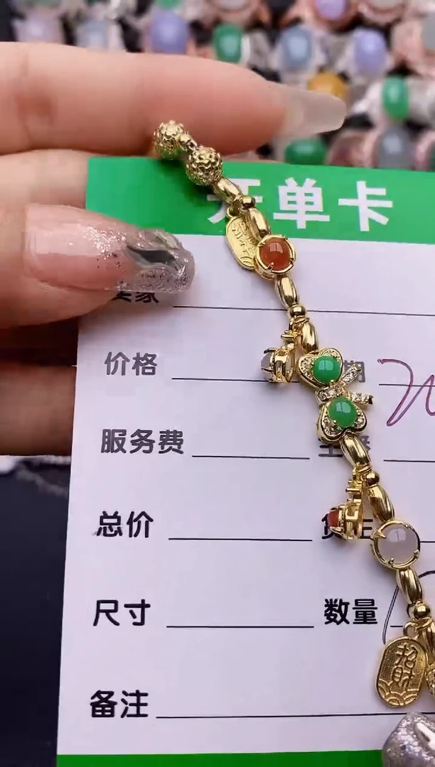 【闪购商品】翡翠戒指银S925镶嵌1077