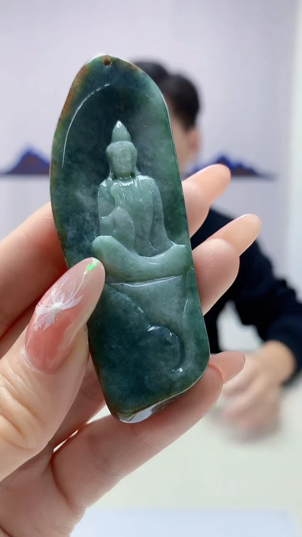 【闪购商品】翡翠颈饰未镶嵌4917DD-JJ挂件5