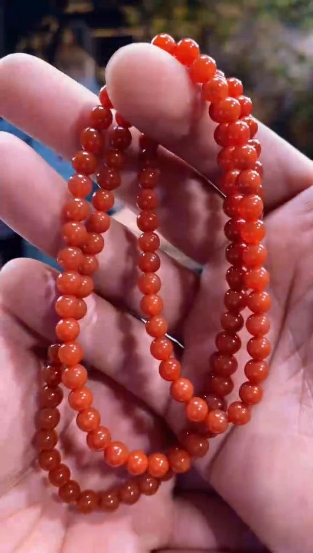 【闪购商品】玛瑙/玉髓套链未镶嵌012409-玛瑙手串带配石配饰