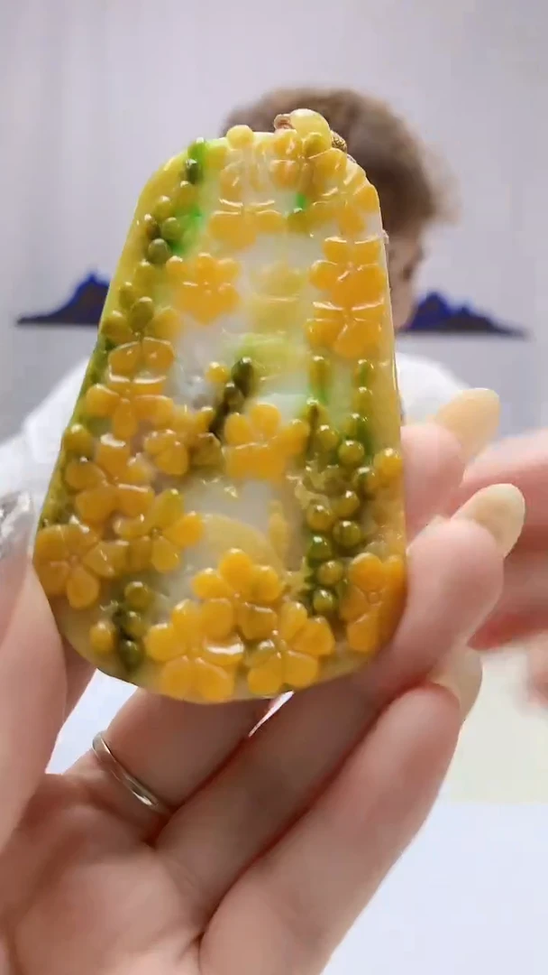 定制翡翠未镶嵌4868DD-毛货挂件16