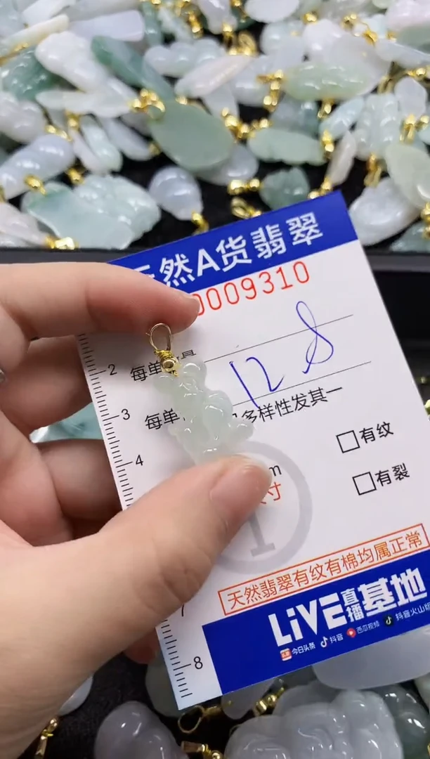 颈饰未镶嵌翡翠天然A货翡翠